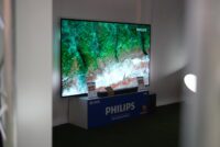 TV omarica, bela 120x40x38 cm - Image 3